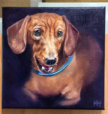 Custom Pet Portrait (Oil/ Acrylic Painting) - Deposit - Image 3