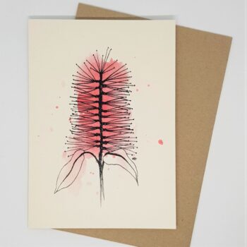 Bottlebrush, Greeting Card