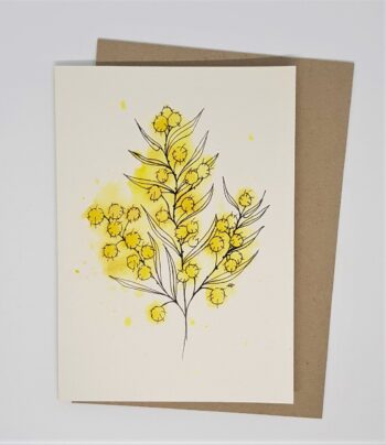 Wattle, Greeting Card