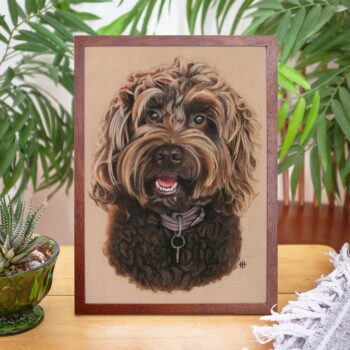 Custom Pet Portrait (Pastel Pencil) - Deposit